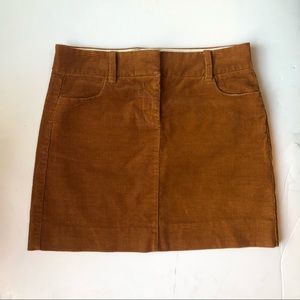 Vintage Preppy J Crew Cord Mini Skirt Size 0